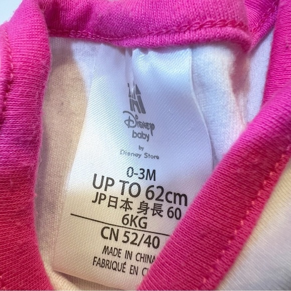 Disney Baby Store White Pink 101 Dalmatians Dog Baby Girls Snap Footie - Picture 2 of 4
